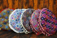 OVAL PUF SALON BALKON KIŞ BAHÇESİ YER  MİNDERİ