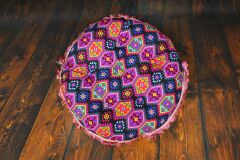 OVAL PUF SALON BALKON KIŞ BAHÇESİ YER  MİNDERİ