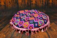 OVAL PUF SALON BALKON KIŞ BAHÇESİ YER  MİNDERİ